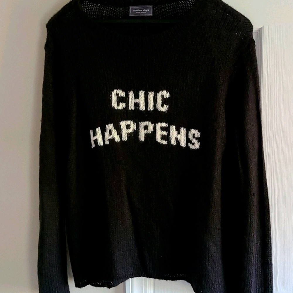 Wooden ships sweater